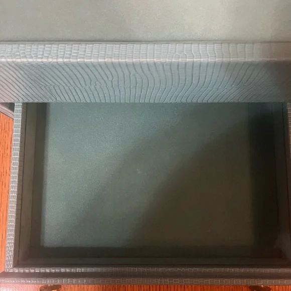 Very Rare Coach, Y2K Legacy Seafoam Blue Jewelry Box with 🪞 - Picture 14 of 14